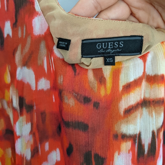 Guess Butterfly Sleeves Blouse - Picture 3 of 7
